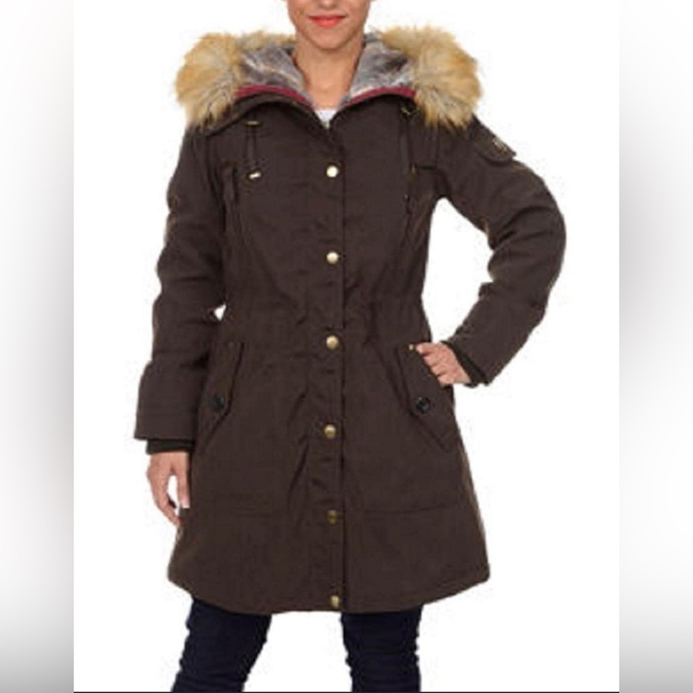 Madison Expedition Chocolate Brown Parka
